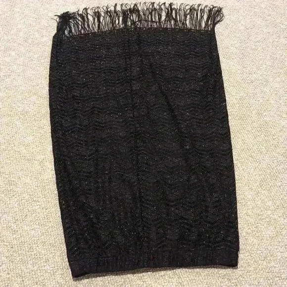 Cato fringe lurex Maxi skirt - Picture 6 of 9